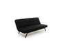 Atelier Del Sofa Zola - Sofá-Cama de 3 Plazas Negro
